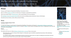 Desktop Screenshot of compneuroprinciples.org