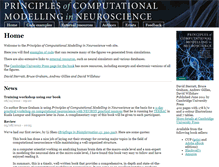Tablet Screenshot of compneuroprinciples.org